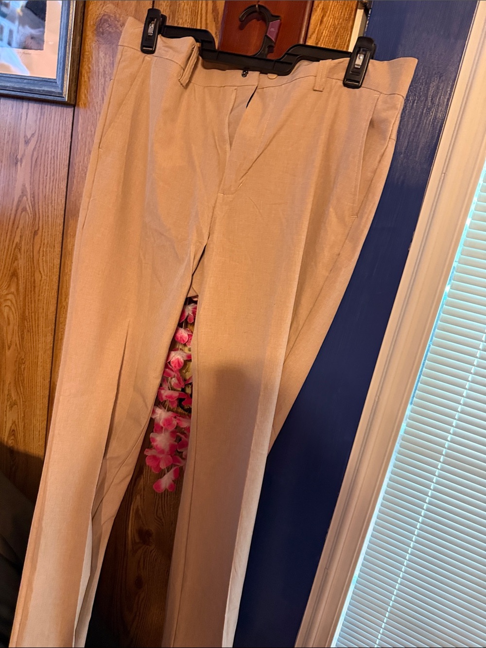 crown & ivy Light Beige Men's Dress Pants
